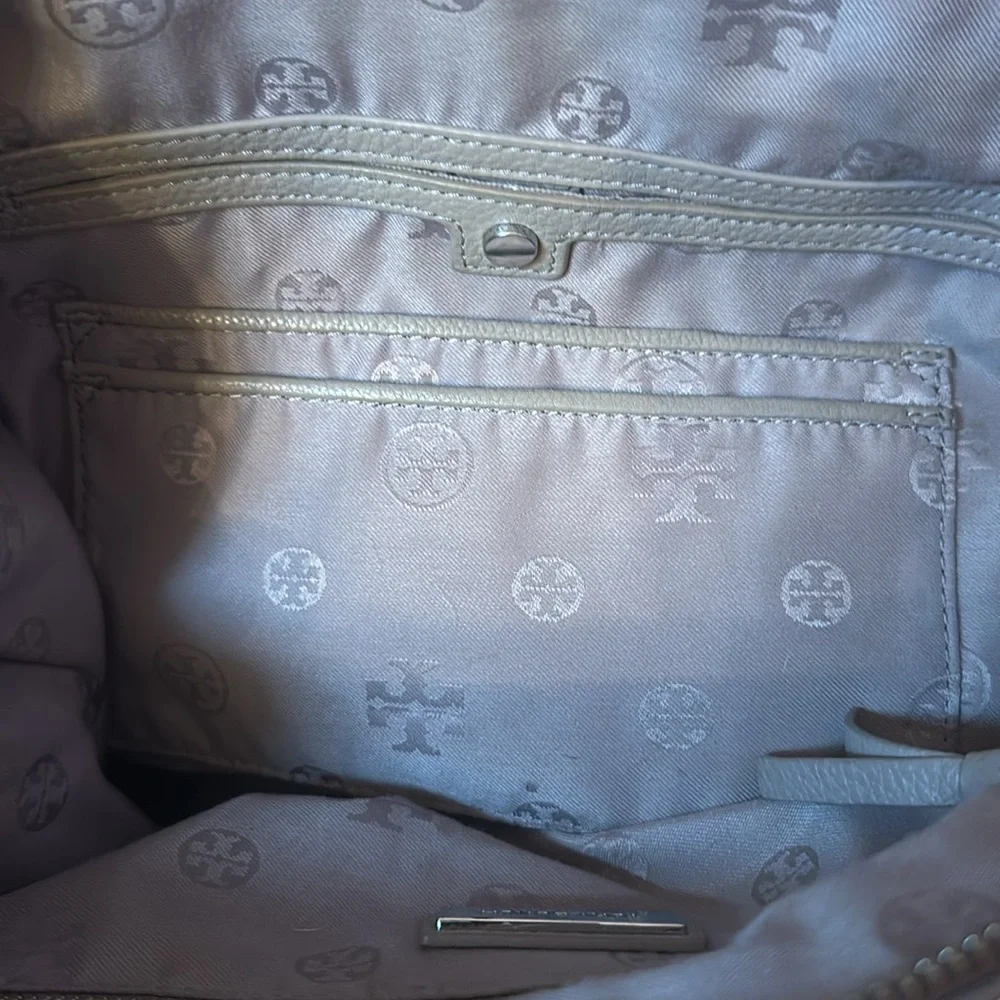 EUC Tory Burch Thea Patchwork All Leather Satchel Colorblock - Picture 11 of 14